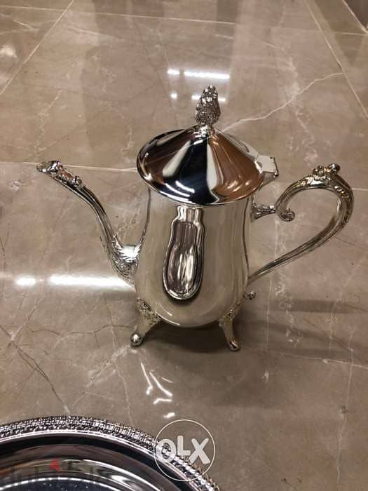 home appliances and decoration, coffee set, silver plated 4