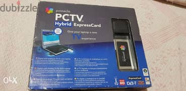 Pinnacle PCTV Hybrid ExpressCard Tv tuner for laptop