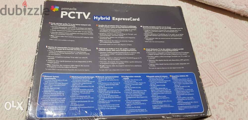 Pinnacle PCTV Hybrid ExpressCard Tv tuner for laptop 1