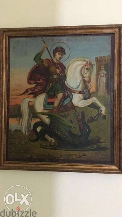 antique Greece St. George’s icon