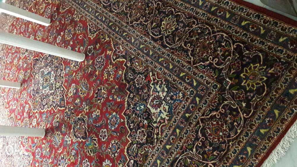سجادة ايرانية شغل ايد كاشان حلوة نظيفة جديدة غير مستعملة 370×260 4