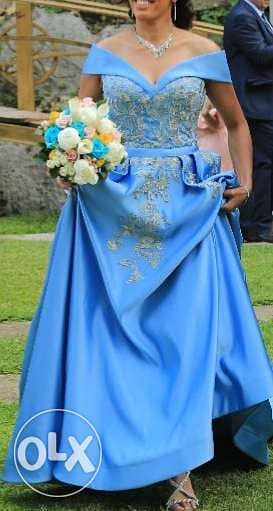 Designed custom made bridesmaid dress 1$=10k LBP 2