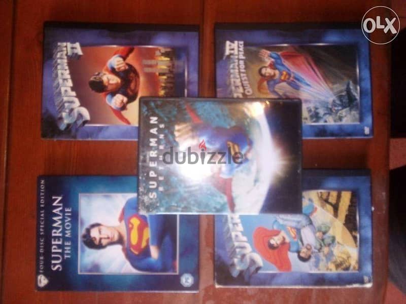Original 5 superman dvd movies 0