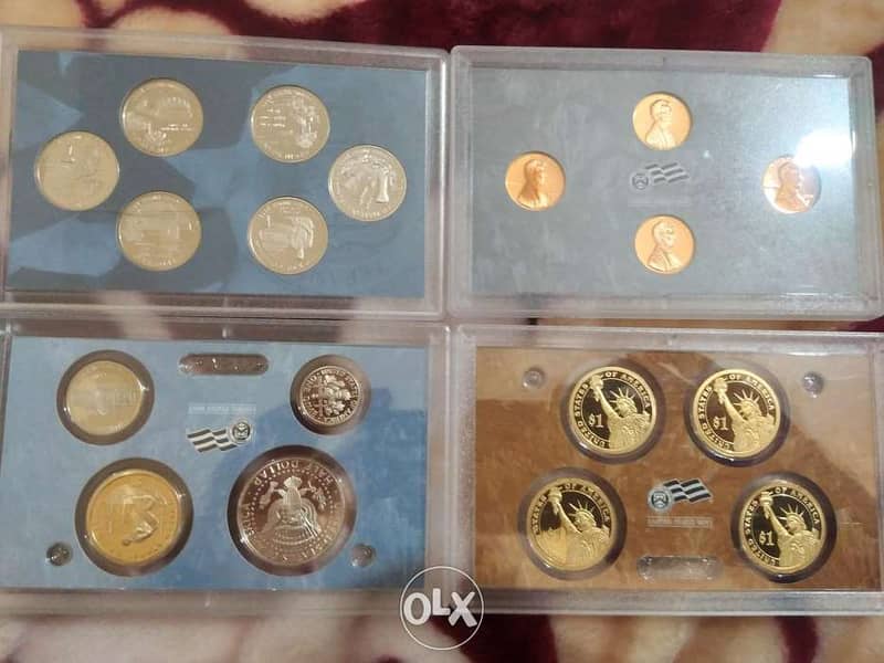 USA proof mint Coins set year 2009 Federal Reserve Bank 18 coins 2