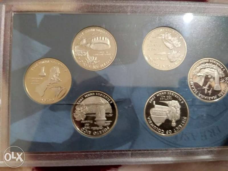 USA proof mint Coins set year 2009 Federal Reserve Bank 18 coins 6