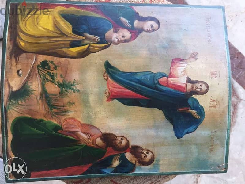 rare 19th century icon the transfiguration 1