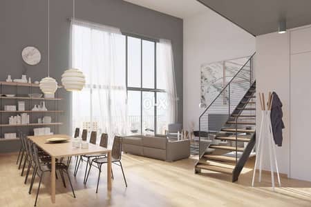 Minimalist double level loft high standard