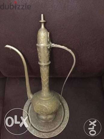 إبريق تراثي نحاس قديم Old brass jug heritage 6
