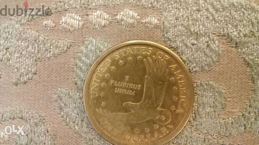 One US Dollar Flying Eagle Bronze Coin