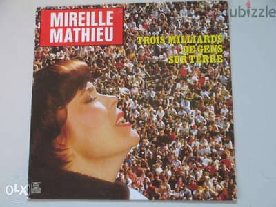 mireille mathieu "trois milliards de gens sur terre" vinyl lp