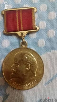 USSR Vladimir Lenin Soviet Union CCCP Medal for his 100 Anniversary