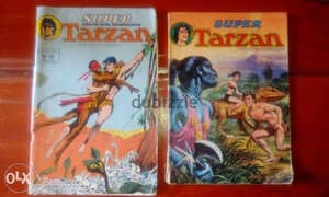 two vintage 70's super tarzan magazines 0