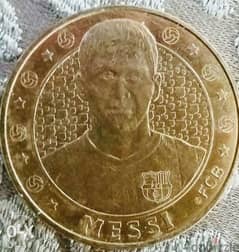 Leonel Messi Memoriap of F. C. Barecelona Bronze Coin