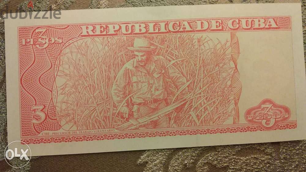 Cuba Memorial Ernesto Che Givara Banknote 1