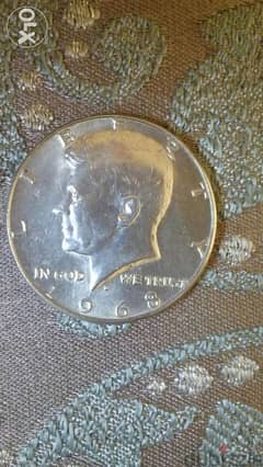 USA Silver Half Dollar Memorial for President John Kennedy year 1968 0