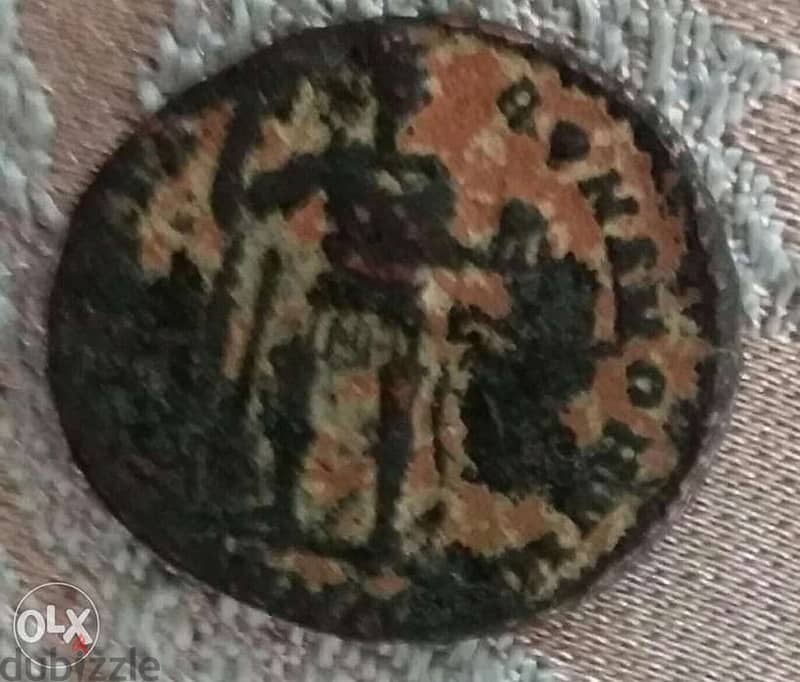 Roman Eastern Empire Bronze Coin for Emperor Justanian year 518 A. D 1