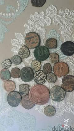 Ancient Byzantine Bronze Coins starting from year 300 A. D.