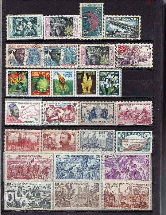 Stamps Afrique occidentale Francaise طوابع 2