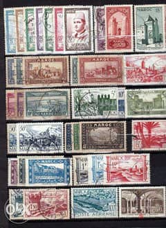 Maroc stamps طوابع