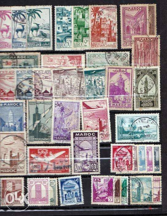 Maroc stamps طوابع 1