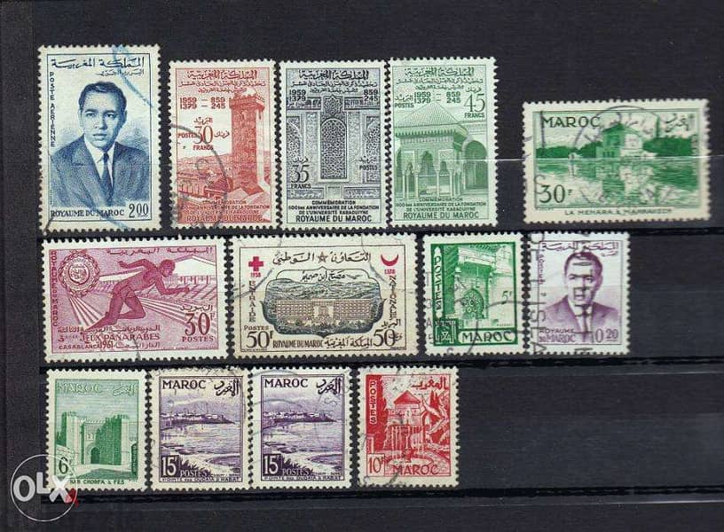 Maroc stamps طوابع 2