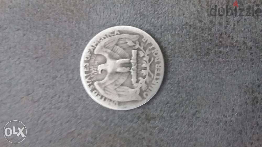 USA Quarter Dollar Silver Coin year 1942 1