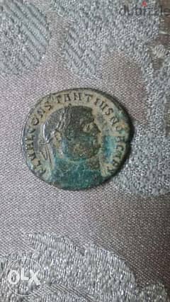 Roman Ancient Coin for Constantius Chlorus 305 AD