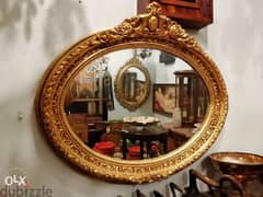 مراية خشب مميزة تلبيس ورق ذهب جميل جدا بسعر تصفيه mirror