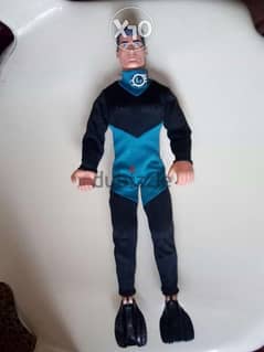 HASBRO Flexi man new doll ready to move in a swim short +palmes=14$