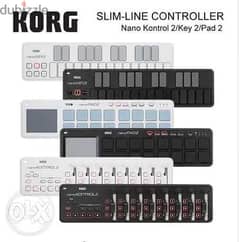 Korg nanoKEY2 Keyboard Controller - Black & White, Midi controller 0