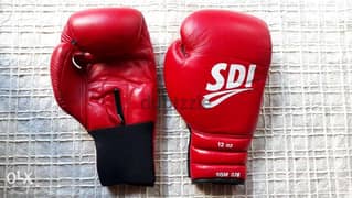 Professional leather Boxing gloves 0