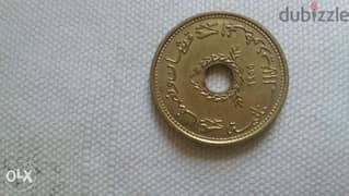 Lebanese Republic Coin two & half piaster 1958 الجمهورية اللبنانية
