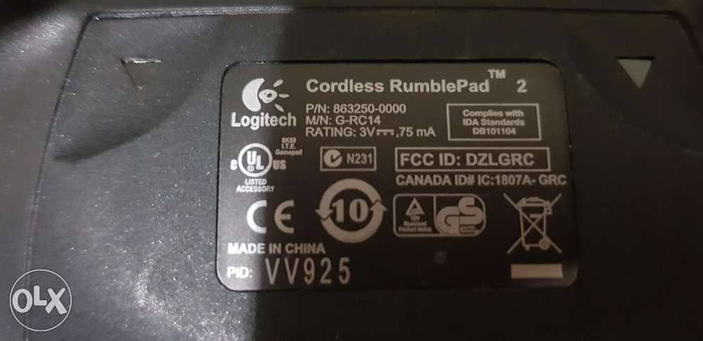 Logitech Cordless RumblePad 2 controller for PC 1