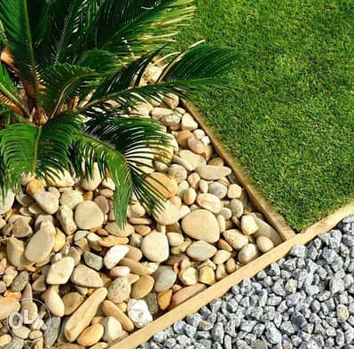 Decorative Pebbles for landscape بحص