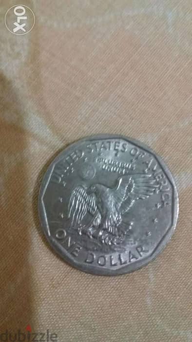 USA Memorial One Dollar for Suzane Anthony year 1979 1