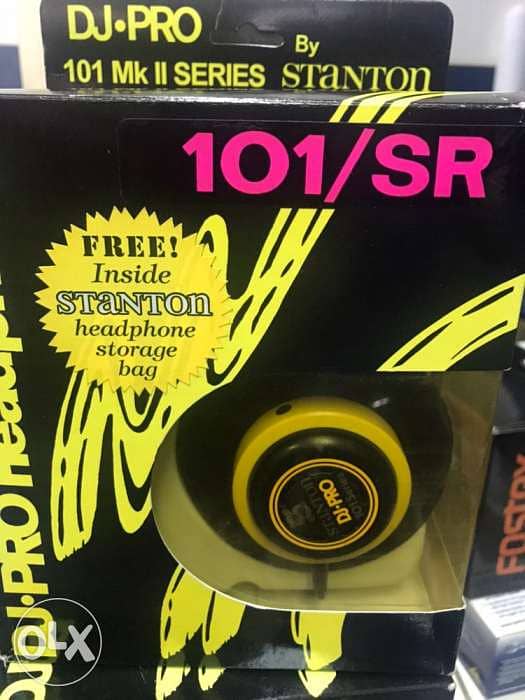 Stanton 101SR2 DJ headphones single ear PRO 2