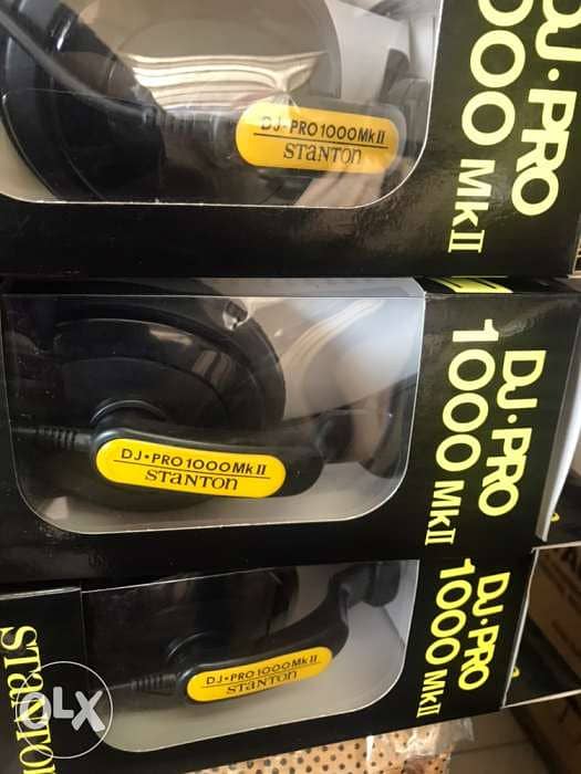 Stanton Headphones DJ pro1000mkII made in USA 1