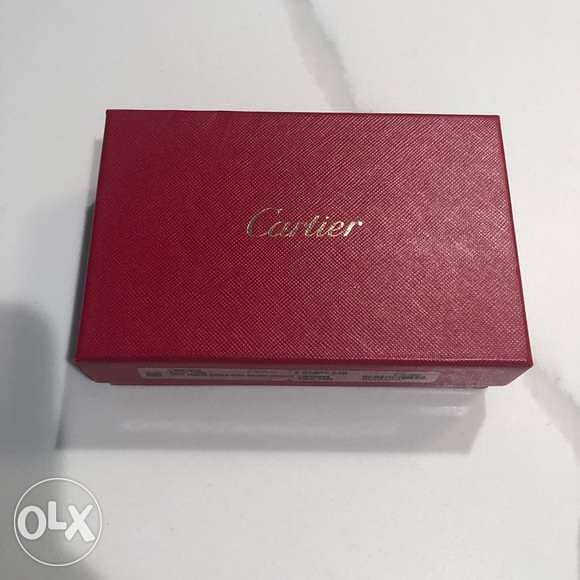 CARTIER (new in its gift bag) black genuine grained leather 4