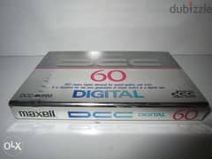 maxell digital compact cassette "dcc" 60m new sealed