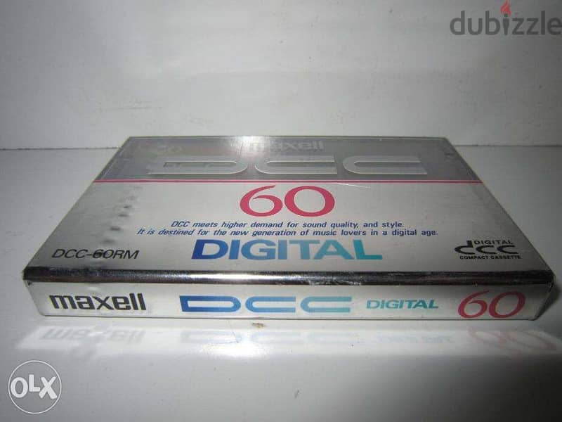 maxell digital compact cassette "dcc" 60m new sealed 0