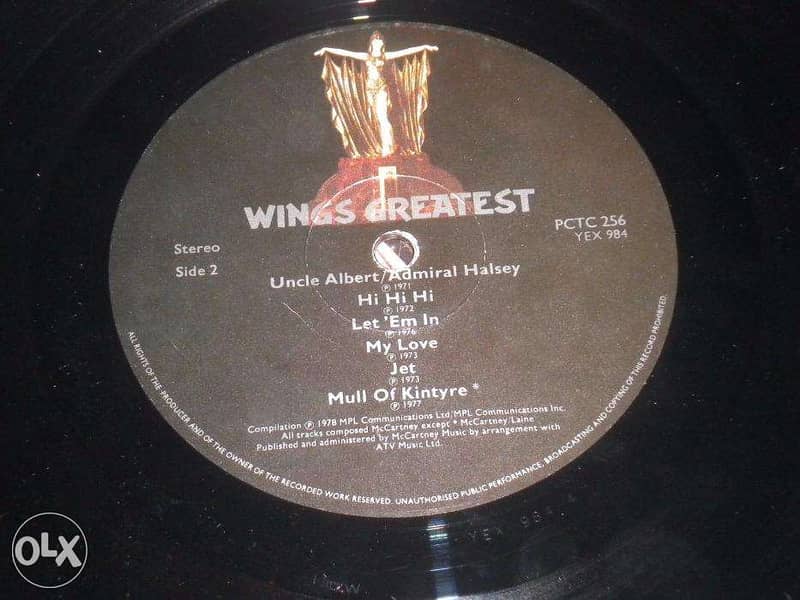 wings greatest vinyl 1978 - Paul McCartney 2