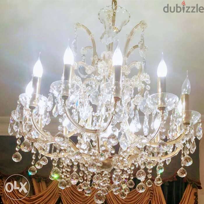 Chandelier mari terese crystal du bohemian ترية كرستال ماري تيريز 0