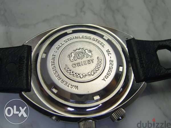 Rare 1970's Orient WORLD DIVER GMT Automatic Oversize Watch 3
