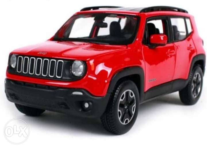 Jeep Renegade diecast car model 1:24 1