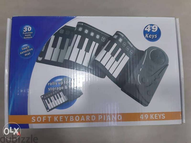 Portable 49 Keys Flexible Roll-Up Piano USB MIDI Electronic Keyboard 2