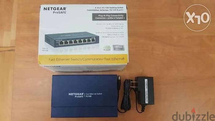switch Netgear 8 port 3