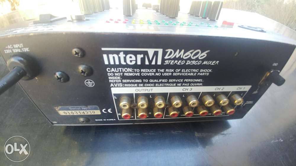Inter M 606 mixer dj 1