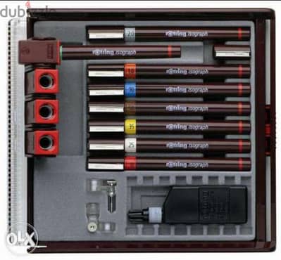 Rotring pen & interior architecture equipments