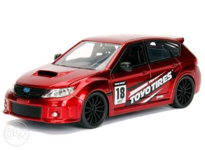 '12 Subaru Impreza WRX STI diecast car model 1:24.