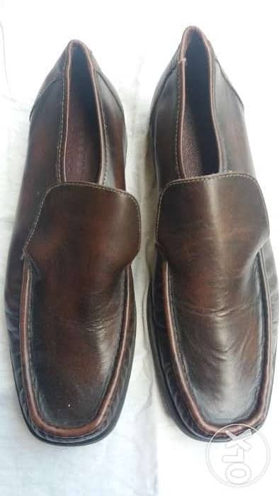 cash $ only) Leather Shoes no 44-45) 1